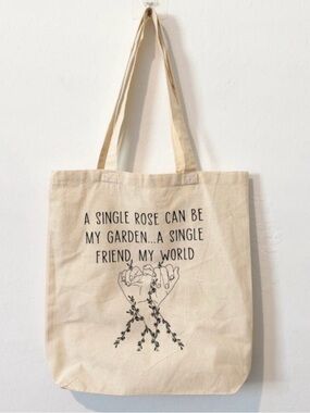 Tote Bag Travel Friendship Book Bag Shopping Gift‎ Garden Rose